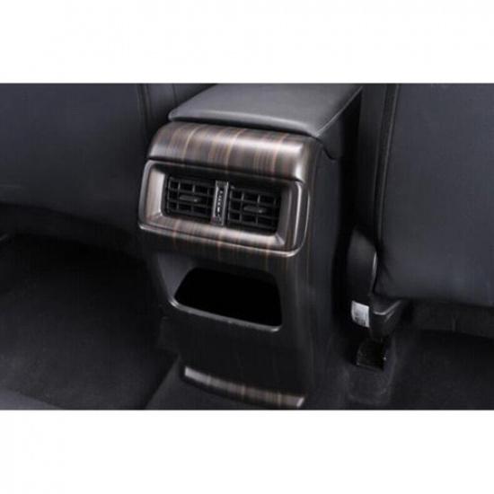 For Honda CR-V 2023-2024 Wood Grain Rear Row Air Outlet Vent Frame Cover Trim