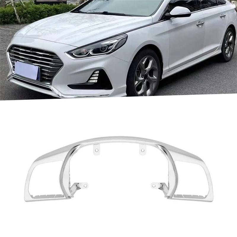Chrome Upper Cover 96707-C3100 96707C3100 For Hyundai Sonata 9Th Car Steering Wheel Trim Frame