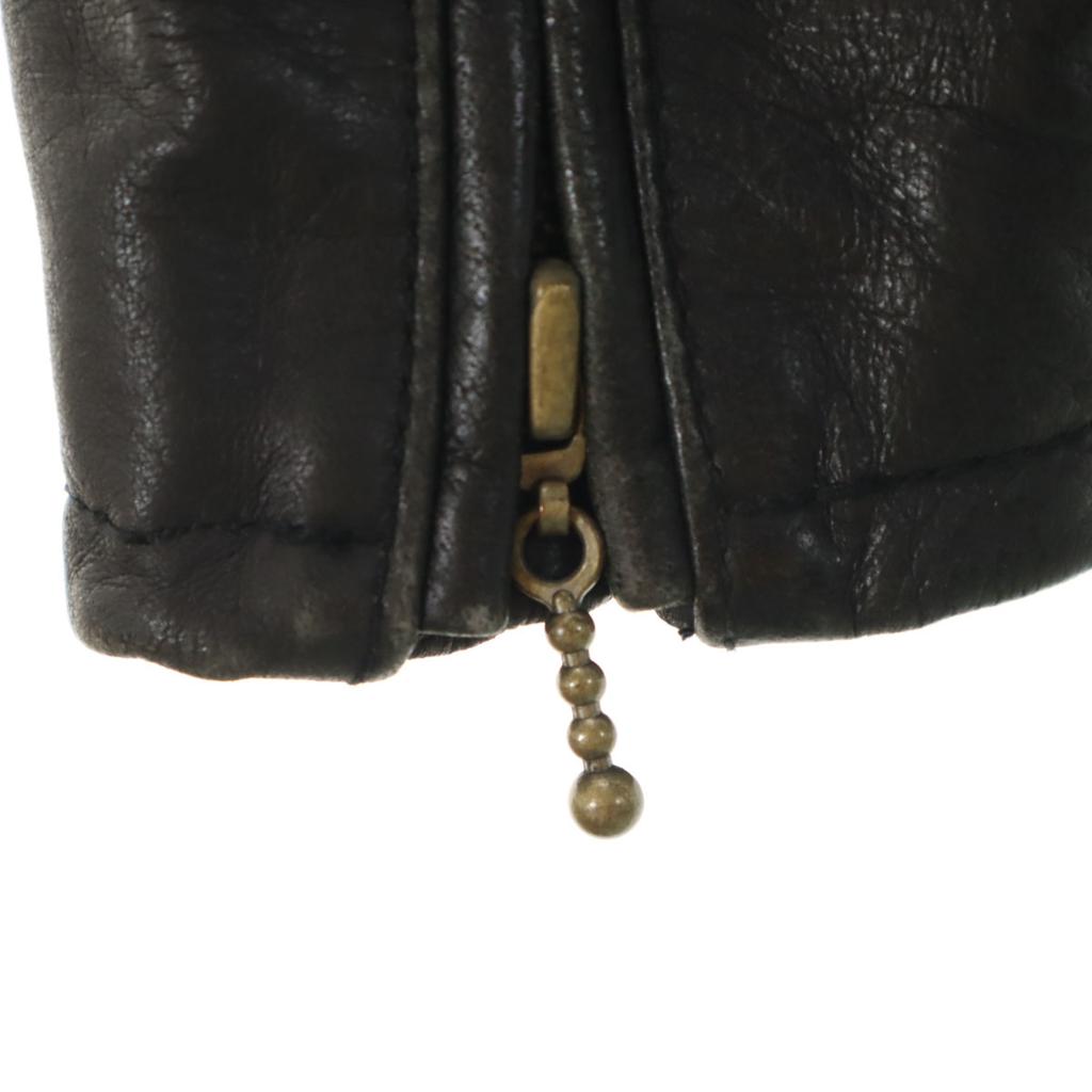 Canyon de Chelly Rindslederjacke L schwarz Gefütterte Motorradjacke Herren Gebraucht