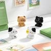 6Pcs/set Cartoon Mini Pet Cat Miniatures Resin Animal Ornament Fairy Garden Decoration Moss Terrarium Micro Landscape