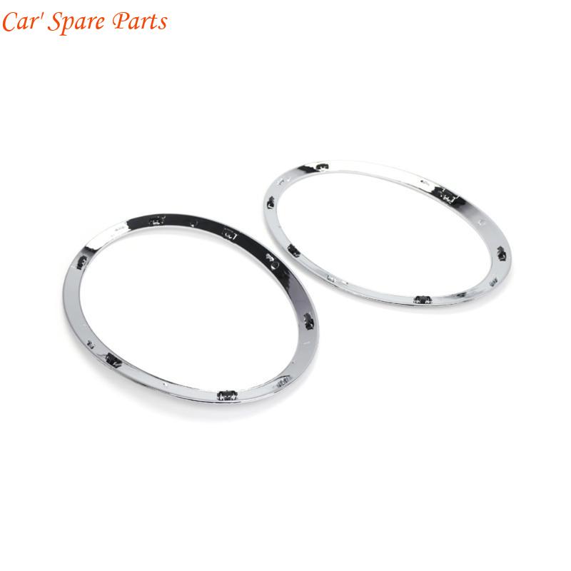 Y4UA Car Headlight Trim Rings For Mini F55 F56 F57 7300631 Headlamp Trim Rings