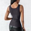 Women's Comfortable High-Stretch U-Neck Shaping Tank Top With Built-in Pads