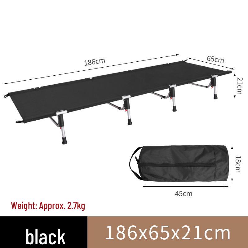 Ultra-light Aluminum Folding Bed: Portable Sofa & Camping Bed