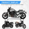 Universal PU Leather Motorcycle Side Saddle Bag Hanging Bag Plastic Quick Release Buckle Tool