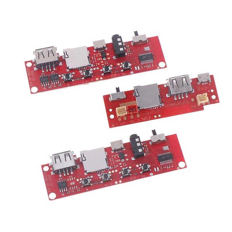 Bluetooth-Audioplatine mit Kabeln Bluetooth-Modul-Verstärkerplatine DIY-Bluetooth-Modul mit Ladeanschluss