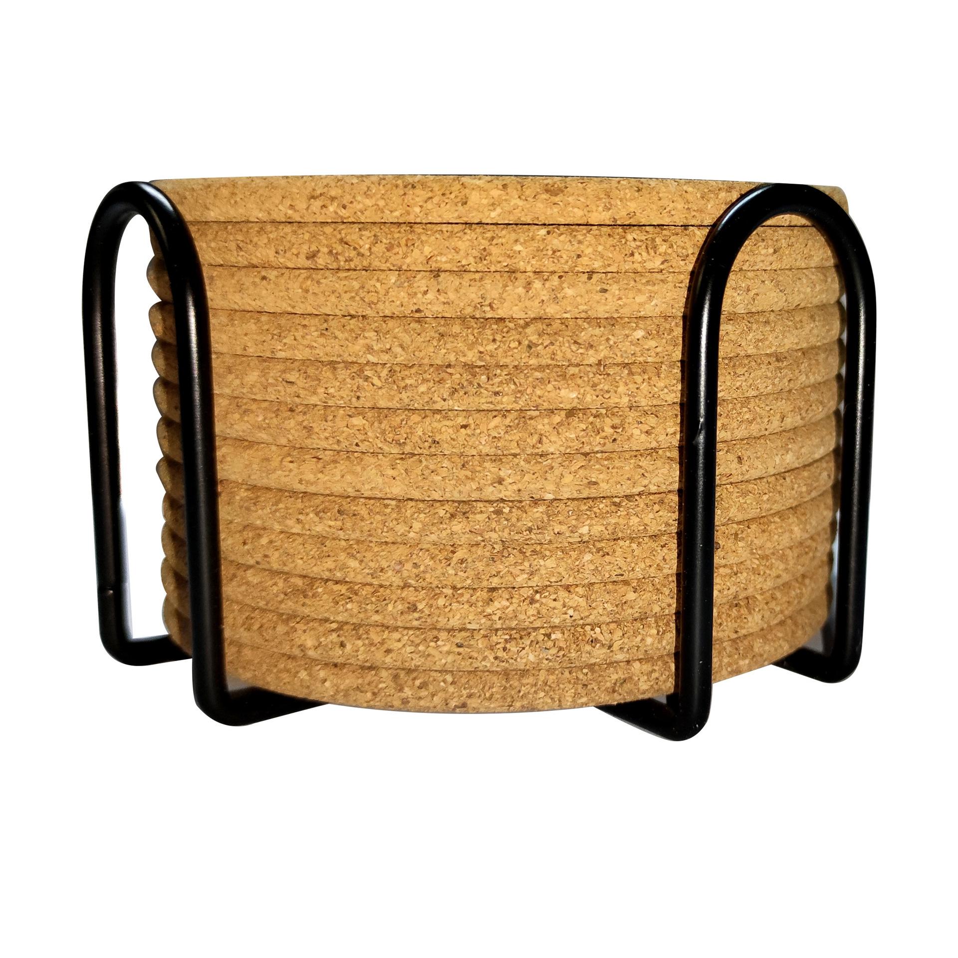 

WTEMPO Drink Coasters with Shelves Thick Soft Coffee Table Coasters Set Tabletop Protection Coasters Bar Kitchen Living Room Home Decoration Coasters 24pcs хакі