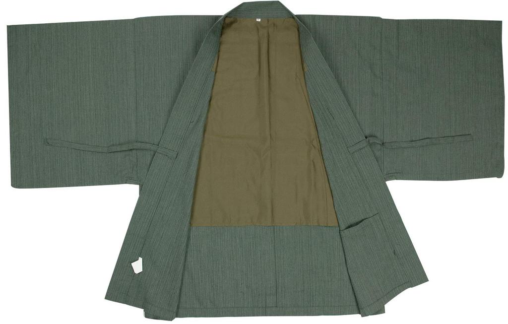 Yukata Inn Set Inn for Women [KYOETSU] Set, Yukata, 4-piece (haori, Yukata, Obi, Laces) (Yukata-145, Haori-Green)