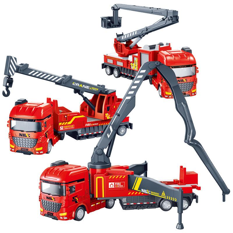 Firefighter Rescue Kids Toy Car With Interactive Features And Mechanism Inertia