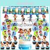 Vibrant Luca Party Ocean Cartoon Character Theme Disposable Cake Ornaments