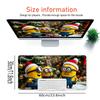Christmas Minions Celebration Large Gaming Mouse Pad Nonslip Rubber Base Waterproof Desk Mat For Office Pc Laptop