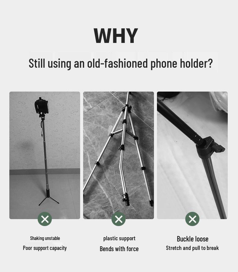 Multi-functional Bluetooth Tripod for Mobile Live Streaming and Photography