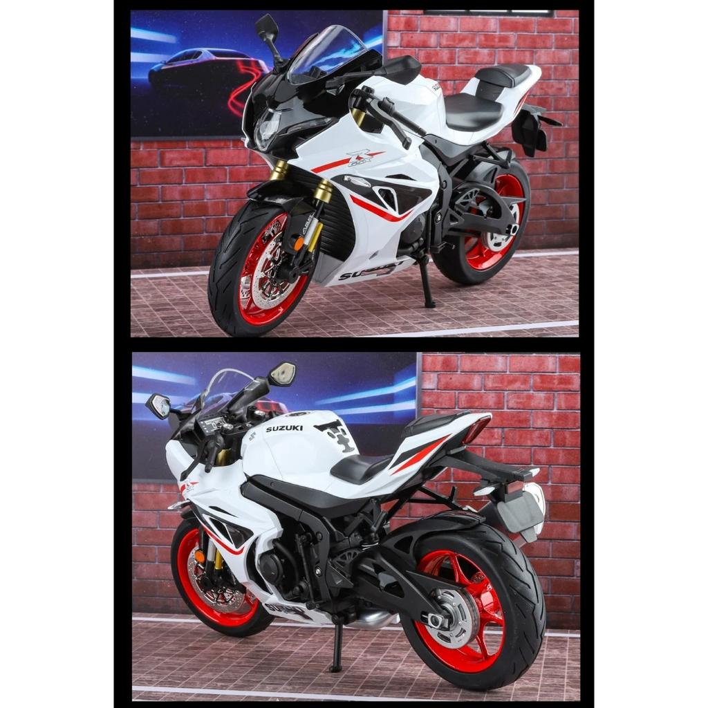 1/9 Suzuki GSX-1000R Diecast Motorcycle Model Toys for Boys Kids Gifts