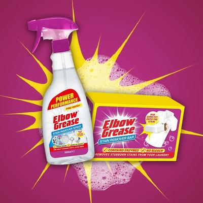 Elbow Grease® Stain Remover Bar 100g | Removes Stubborn Stains From Your Laundry | No Bleach