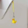 Fashionable Duck Shaped Phone Jewelry Easy To Attach Animal Keychain Accessory Versatile Bag Pendant Decoration