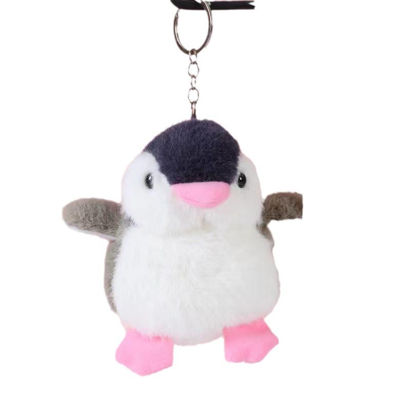 Cute Penguin Plush Keychain - Small Pendant for School Bags or Grab Machines