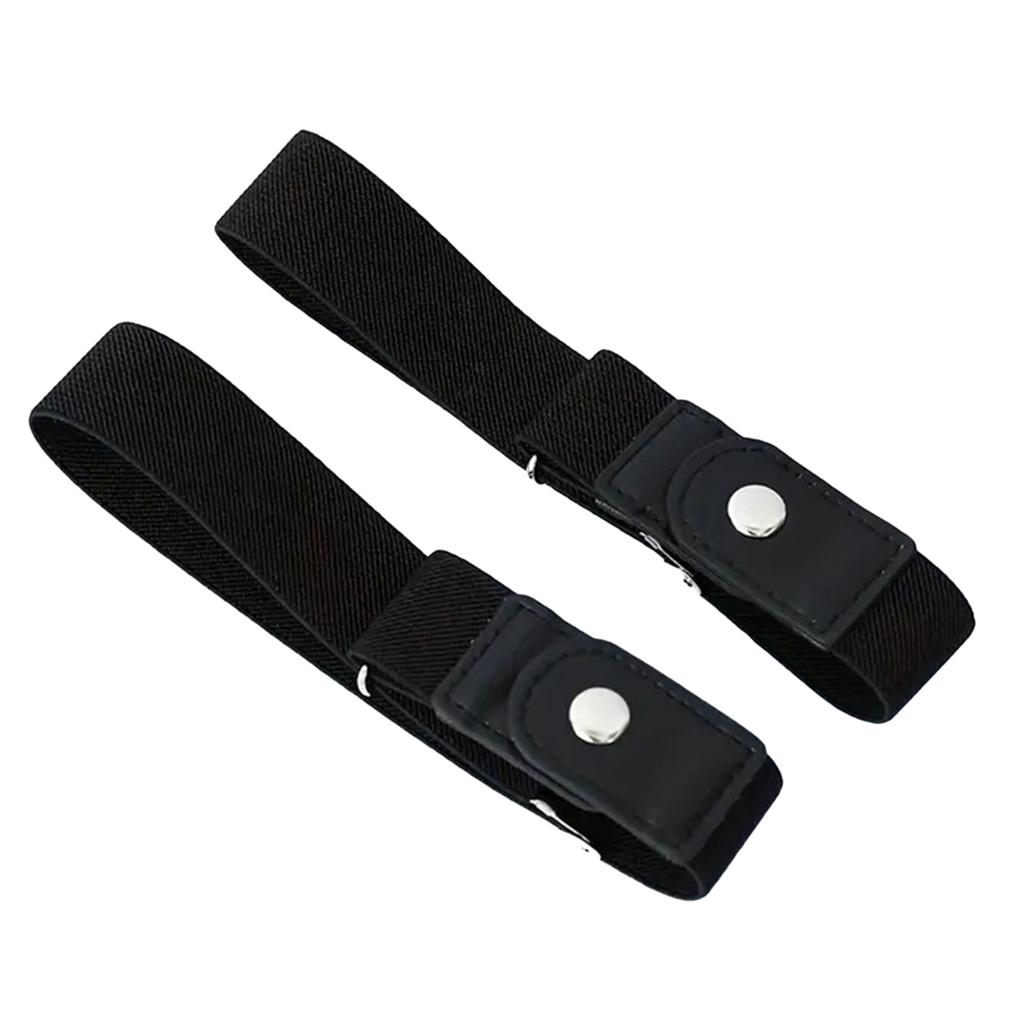 Snap Fastener Belt for All Age Simple All Matching Jeans Waist Strap Universal Waistband Pants Belt Clothing Accessories