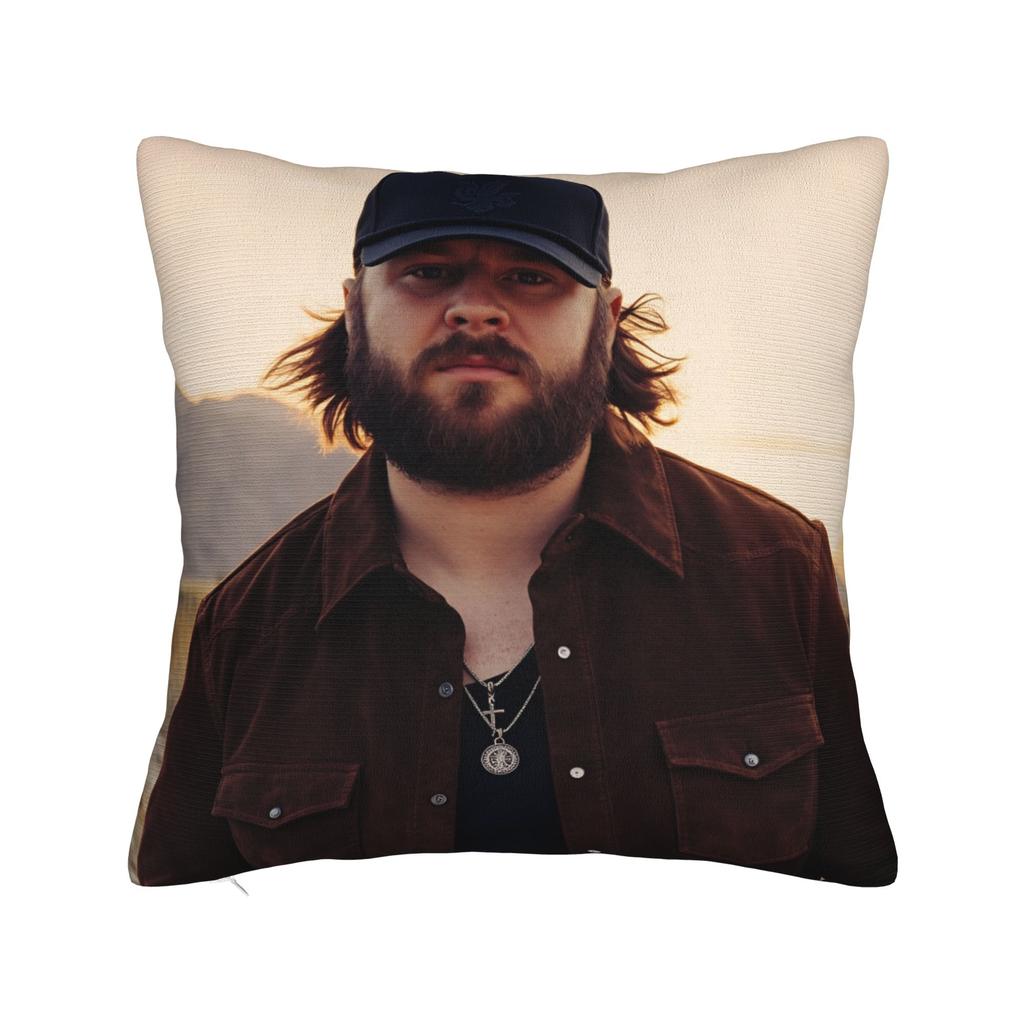 L-Lukes Combss Country Music Pillow Cover Graphic Cushion Cover Novelty Pillow Case For Living Room Chair