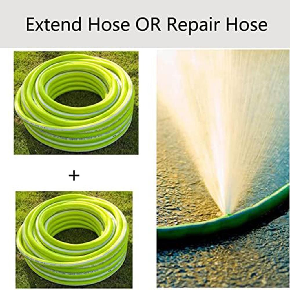 8pc Double Hose Connector For 1/2 Garden Hoses Repair Garden Hose Connector Hose Quick Connector For Balcony Irrigation