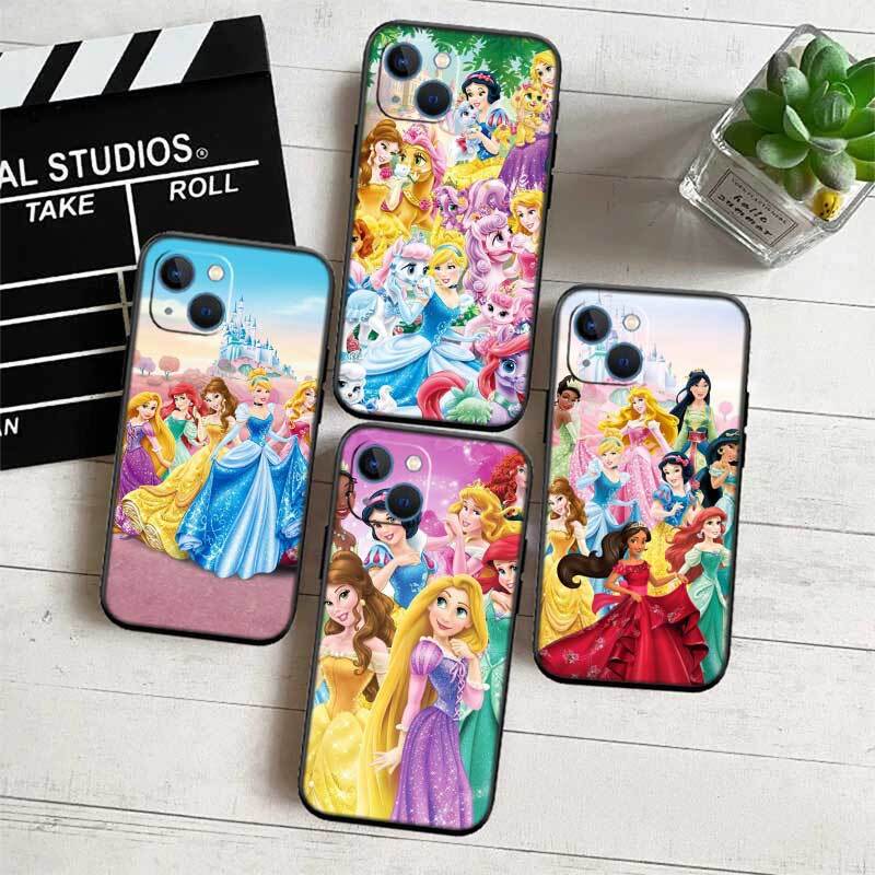 Disney Princess Phone Case for Redmi Note 12 12S 12C 13 13C 13R 14 14S 14R 14C 11A 13X A3 A3X A4 A5 Pro Max Plus