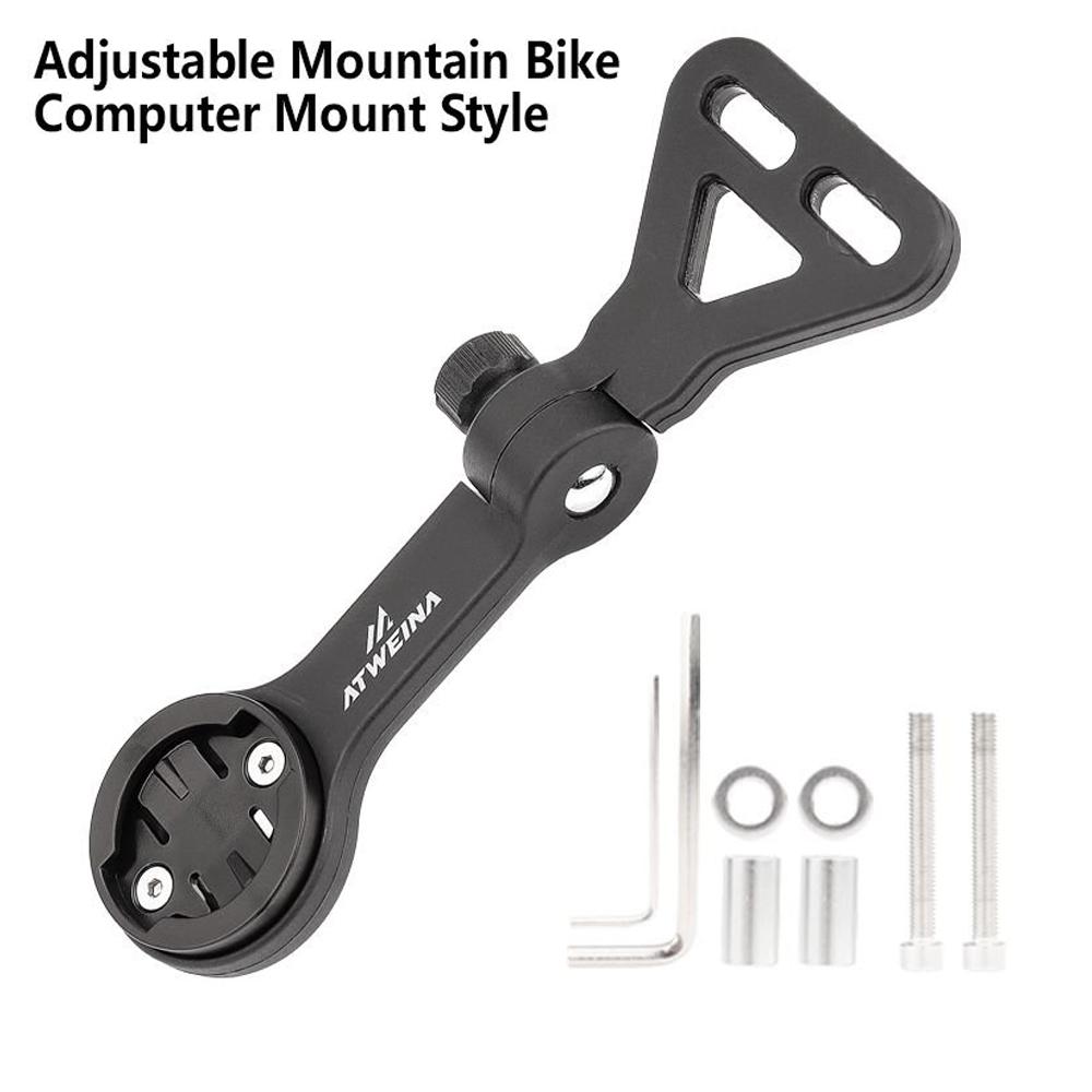 ATWEINA MTB Bicycle Watch Stand Adjustable Mountain Bike Aluminum Alloy Front Lamp Holder Riding Accessories
