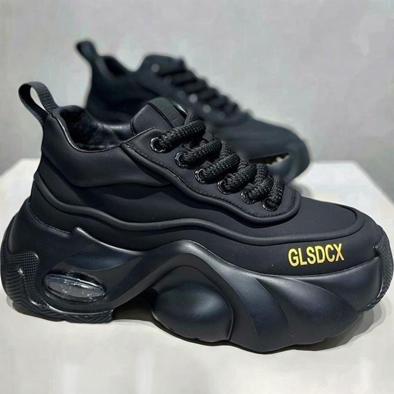 Jesień Projektant Styl Męskie Buty Jesień Zima Wygodne Męskie Grube Platformy Trampki Moda Codzienne Buty Sportowe Treningowe Tenis