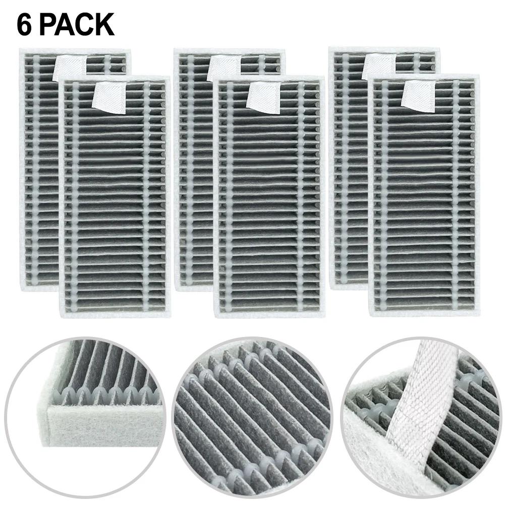 6pc For Ecovacs Washable Replacement Filters, Suitable For Deebot X11, OmniCyclone, X11 Pro, X11 Pro For Omni, X11 X11 Famil