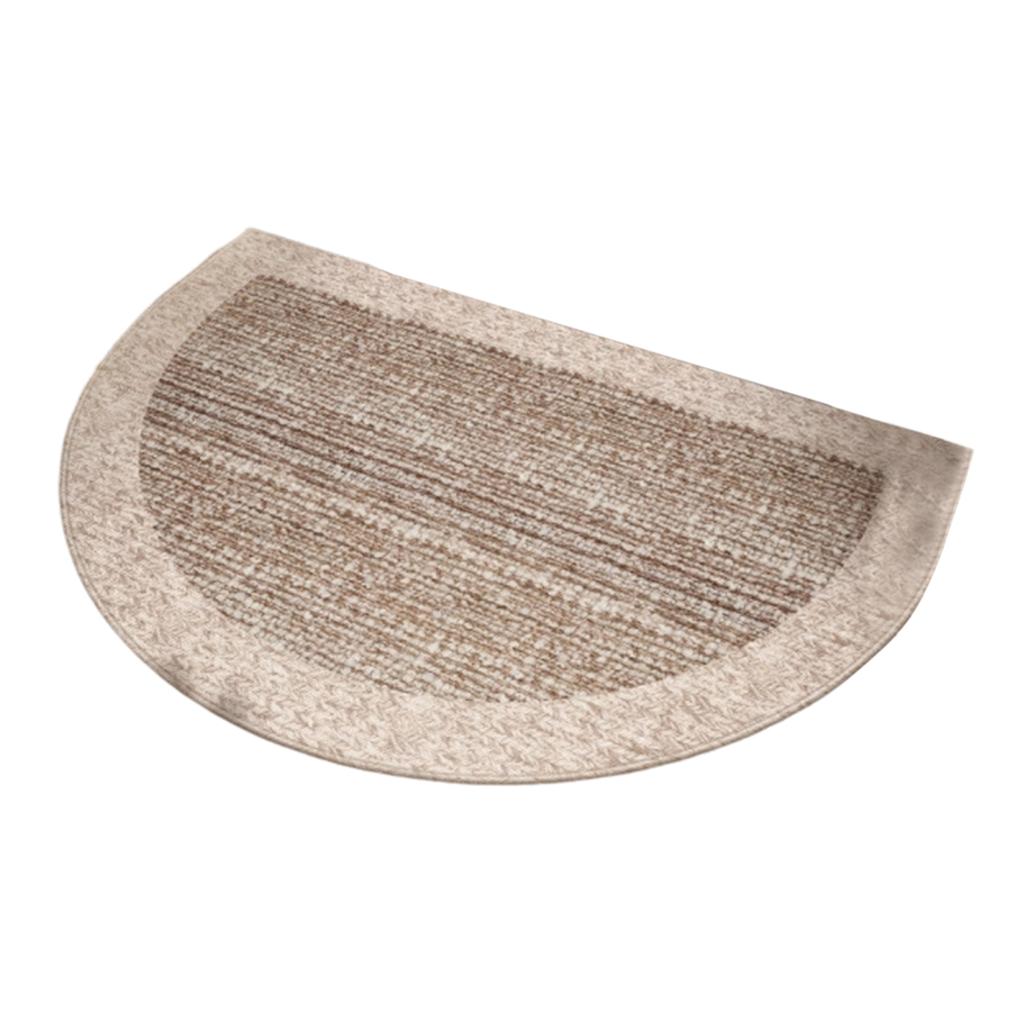 Half Round Doormat - Front Door for Indoor Entryway, Stain- and