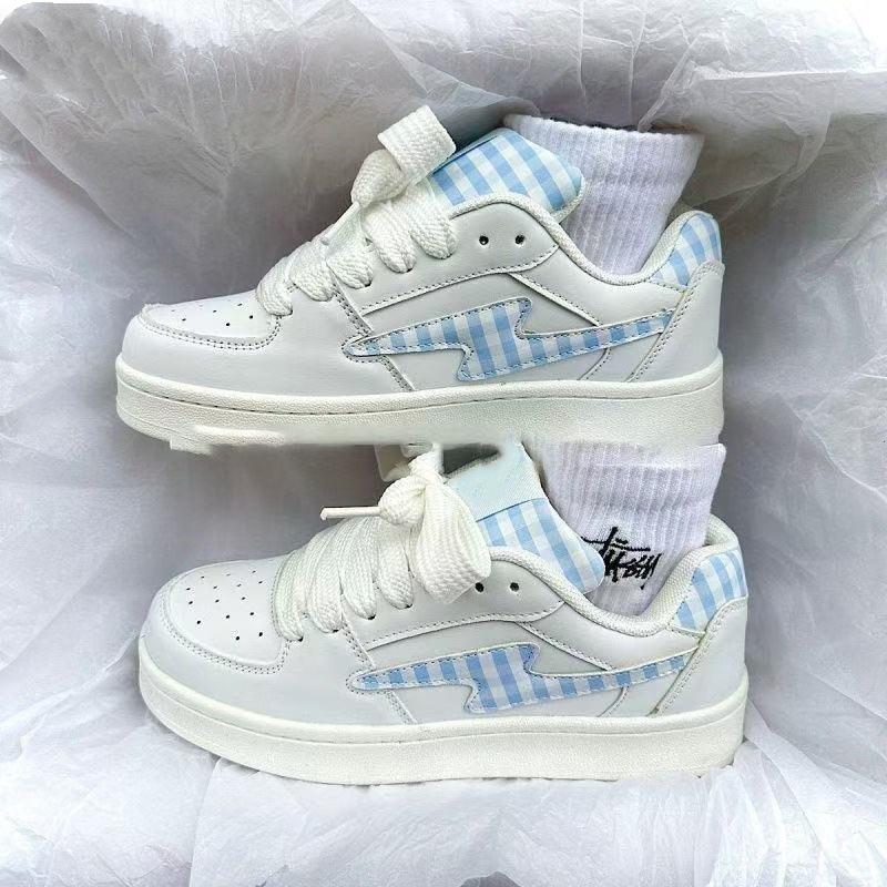 

Summer mandarin duck board shoes niche bread shoes breathable summer fresh design little white shoes student couple 35