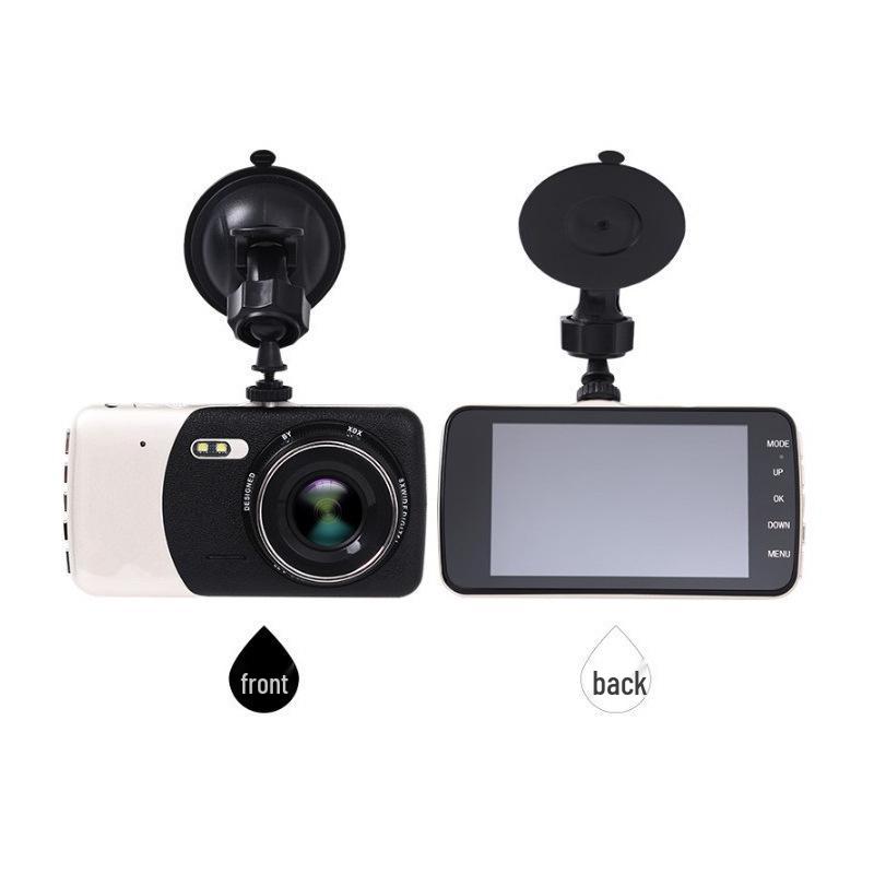 New Cross-Border Metal Dual Lens Dash Cam HD 1080p with Front and Rear Cameras