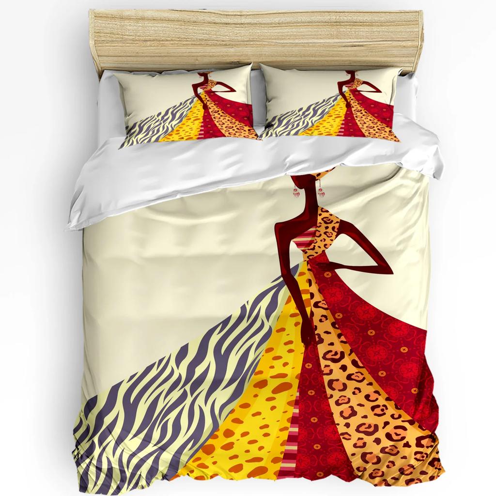 Leopard Print Printed Comfort Duvet Cover Pillow Case Home Textile Quilt Cover Boy Kid Teen Girl Luxury 3pcs Bedding Set