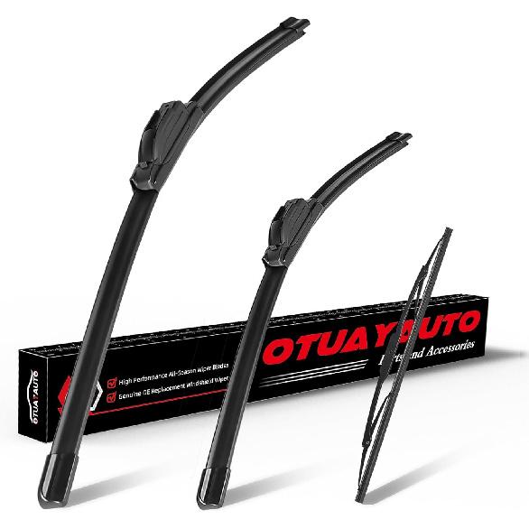 OTUAYAUTO 22"+22" Windshield Wiper Blades Replacement for Chevrolet Silverado 1500 2500 3500 1999-2006 2019-2024 Front Window Wiper Fit Factory
