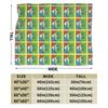 Soft Blanket Girls Boys Travel Albert Hofmann LSD Bicycle Day Throw Blanket Flannel Bedspread For Chair Novelty Sofa Bed Cover