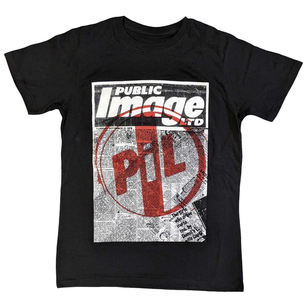 Public Image Ltd-Pil-Poster- Black T-shirt S