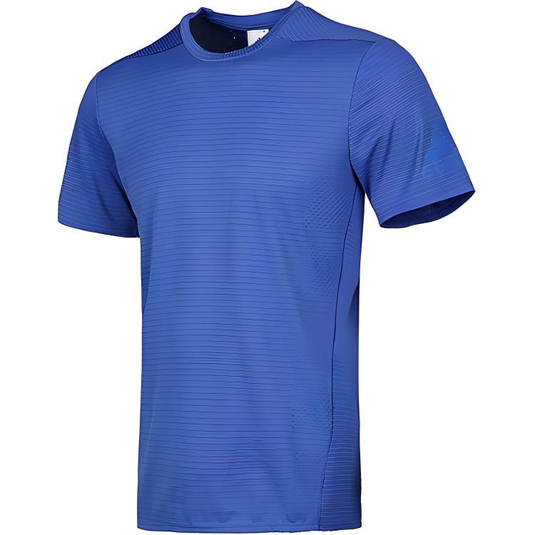 Adidas Sn 37C Tee Casual Breathable Round Neck Short Sleeve T-Shirt Men Tops Blue CW4056