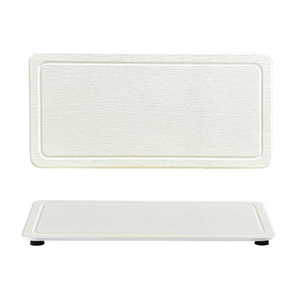 Quick Drying Stone Sink Tray Quick Drying Diatomite Sink Coasters Anti-slip Kitchen Sponge Holder Water Absorbing for Instant