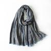 Fashion Men Cotton Linen Striped Scarf