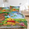 Winnie Pooh Piglet Adventure Print 3Pcs Bedding Setduvet Cover With 2 Bedropillowcase Home Birthday Gift