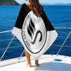Football Club Emblem Printed Beach Towel, Super Soft Microfiber, Perfect Gift Birthday, for Pool, Beach, Travel, for Family and Friends