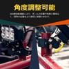 Motorcycle Stay, Fog Light Stay, Mounting Stay, Pipe Sandwich Type, 360 Degree Rotation, Adjustable,