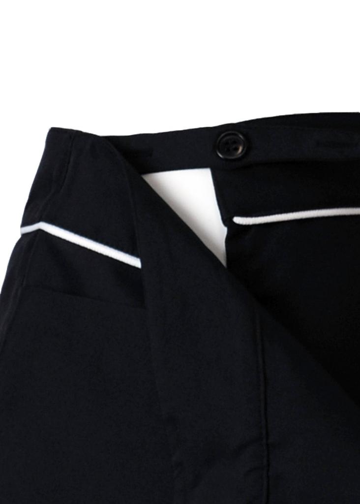 Wrap S [BON UNI] (Bon Uni) Apron, Black, Short, Women's, Water-Repellent, Oil-Repellent, Stain-Resistant [Uniform] 00909-99