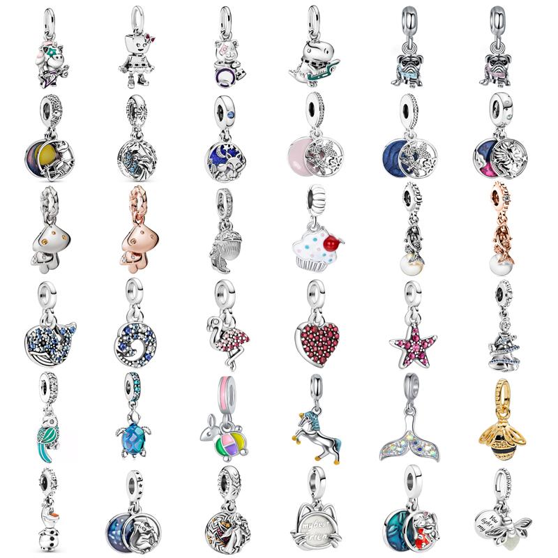 

Новый модный шарм Городской гриб Фламинго Собака Лиса Кулон подходит Оригинальный Fasion Женский браслет Ювелирные аксессуары Gif