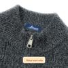 Men's 100% Merino Wool Stand-Up Collar Sweater