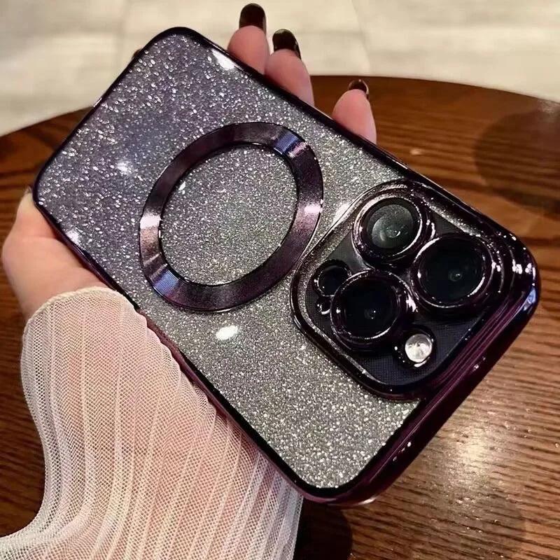 For Itel A70 P40 S23 Tecno Pop 5 Lite Spark 20 Pro Plus 10 Pro 10C GO 2022 9 6 GO Phone Case Luxury Plating Glitter Soft Cover