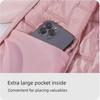 Women's Patchwork Sports Cotton Jacket Warm Stand Collar Slim Lightweight Autumn Winter Outdoor Windproof Coat
