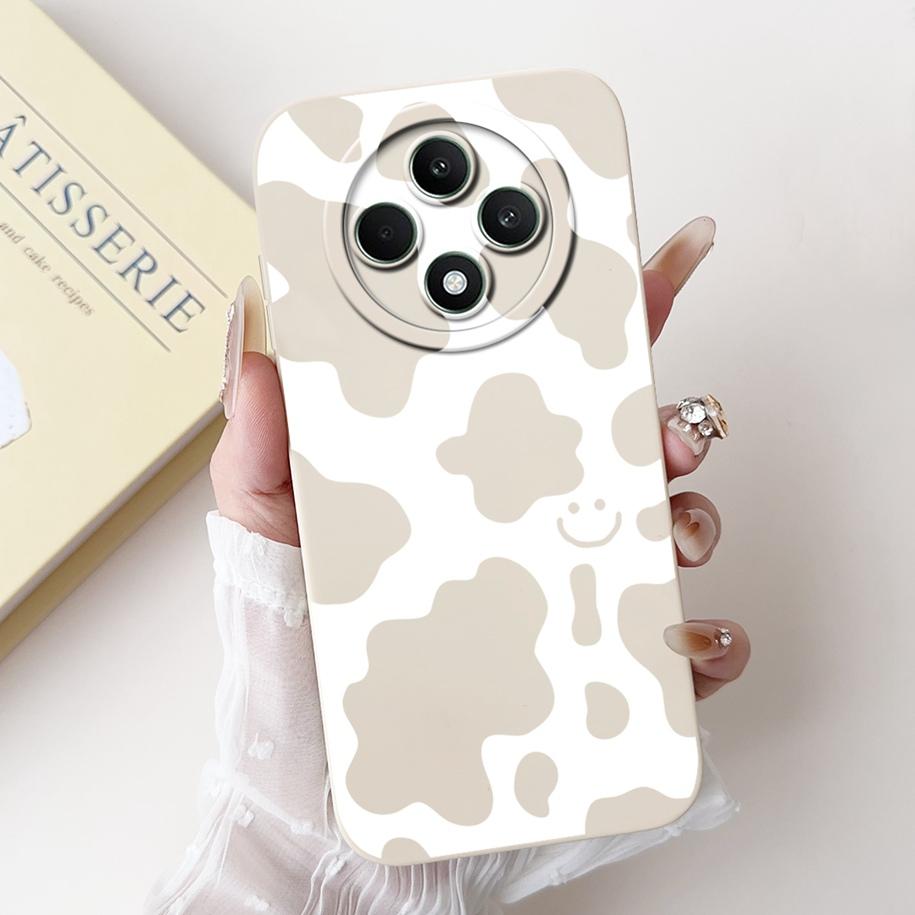 For OPPO Reno 12F 5G Case 2024 Fashion Pretty Girls Soft Liquid Silicone Shockproof Cover For OPPO Reno12 F 4G Reno 12 FS Bumper