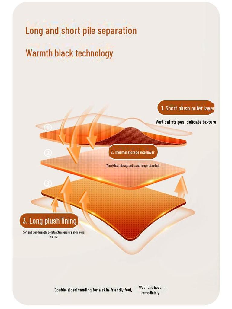 Women's High-Waisted Warm Velvet Pants with Hyaluronic Acid, Plus Size, A-Type, Autumn Trousers