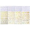 Laser Butterfly Nail Art Stickers Nail Decals Decorations Diy Manicure