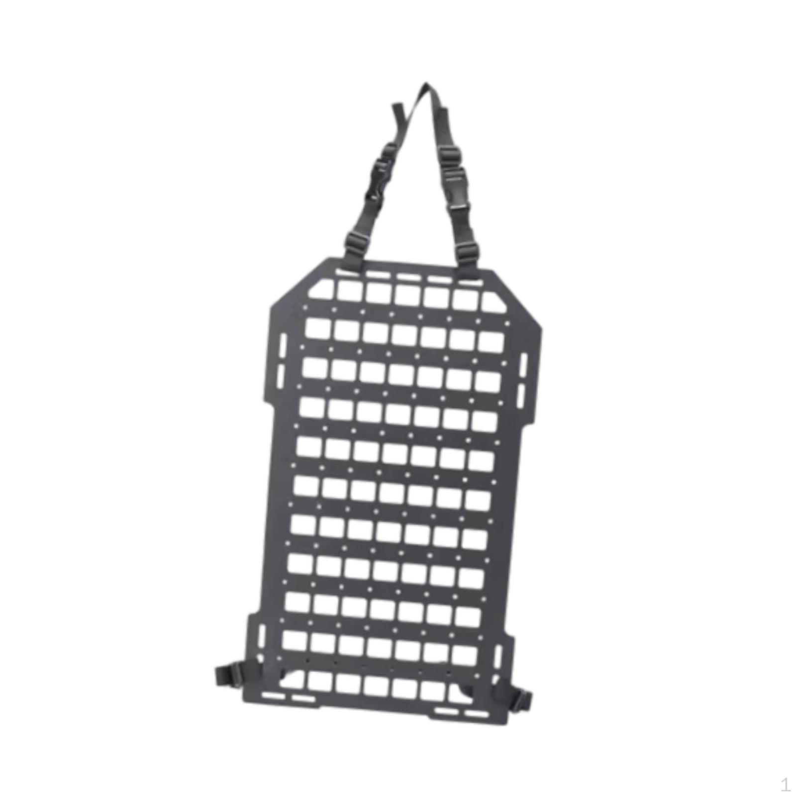 

Car Headrest Molle Panel Portable Lightweight Easily Install Modular Storage