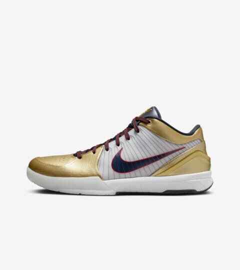 FQ3544-100 Nike Kobe 4 Protro Metallic Gold and Dark Obsidian (Men's)
