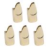 Pack of 5 Trendsetting Nail Rings Cosplay Nail Jewelry Alloy Texture Suitable for Cosplay Lovers and Party Goers